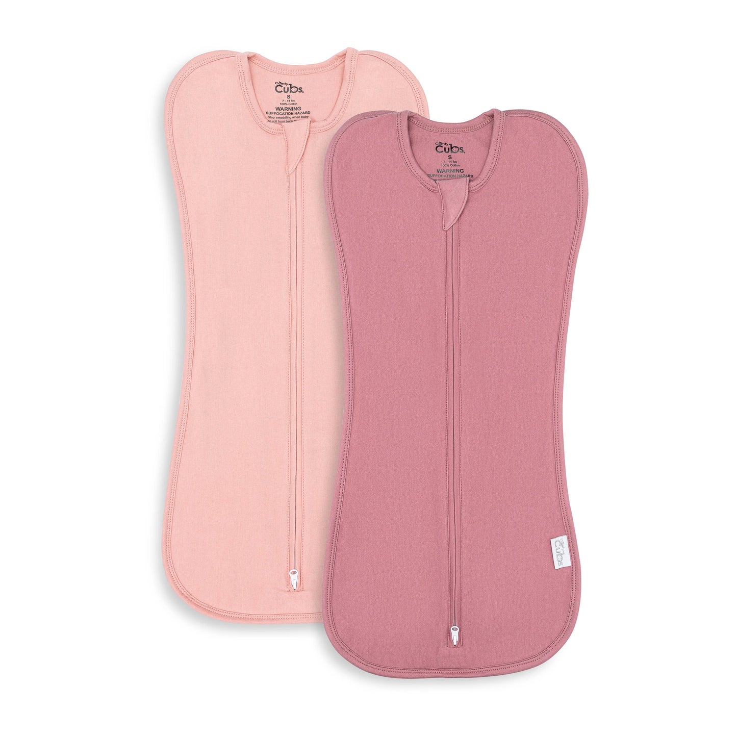 Easy Zipper Swaddle Blankets - 2 pack