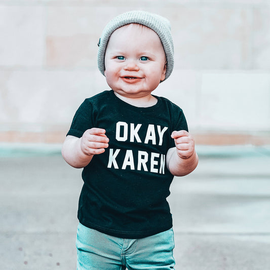 OKAY KAREN TEE - BLACK