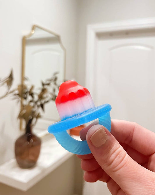 Teensy Teether™ Hero Pop Soothing Silicone Teether