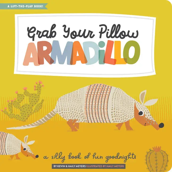 Grab Your Pillow, Armadillo Storybook and Plush Set