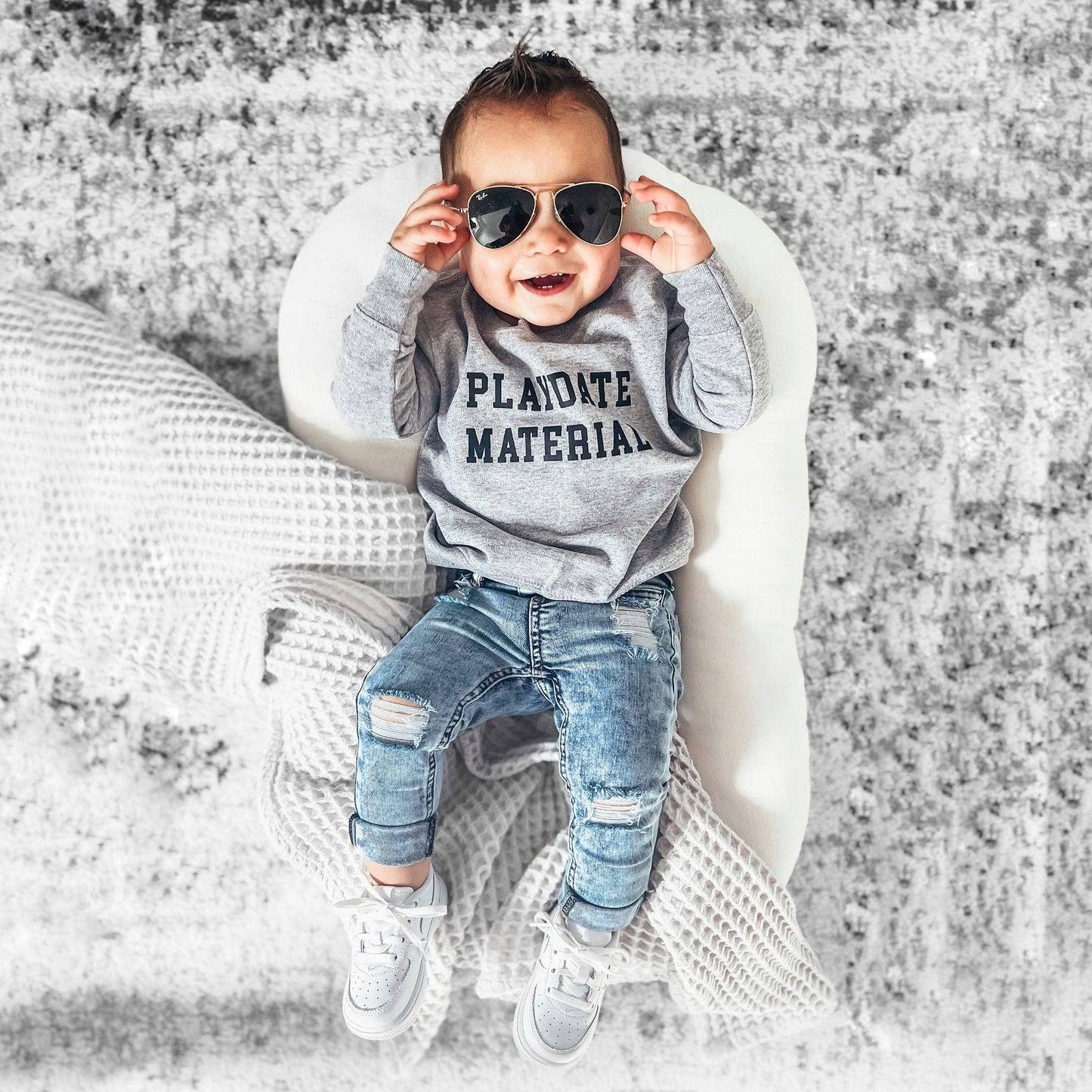 PLAYDATE MATERIAL SWEATSHIRT