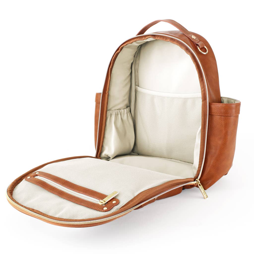 Mini Diaper Bag Backpack - Cognac