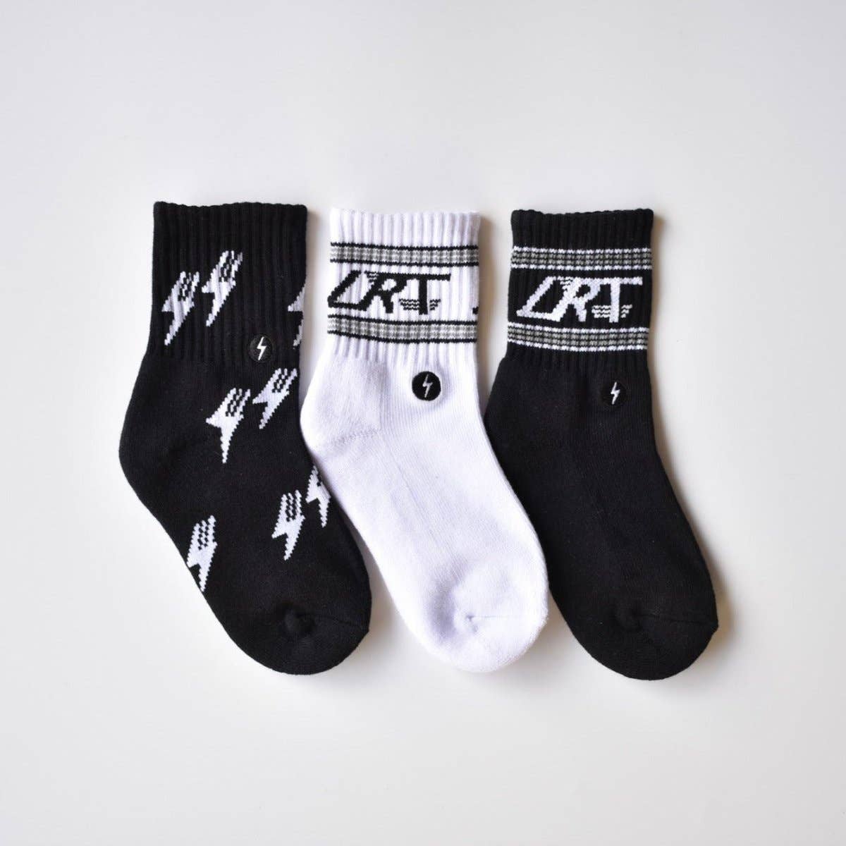 Classic Rock Socks: Small Toddler (1-3T)