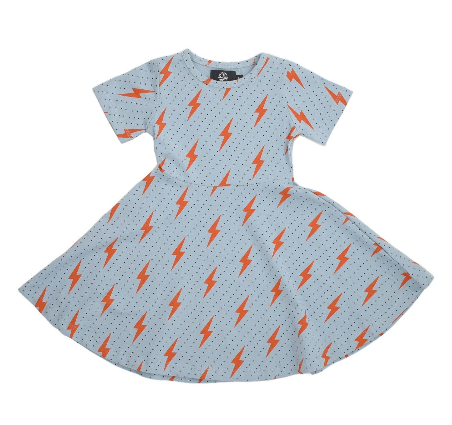 SPARK SHORT-SLEEVED SWING DRESS