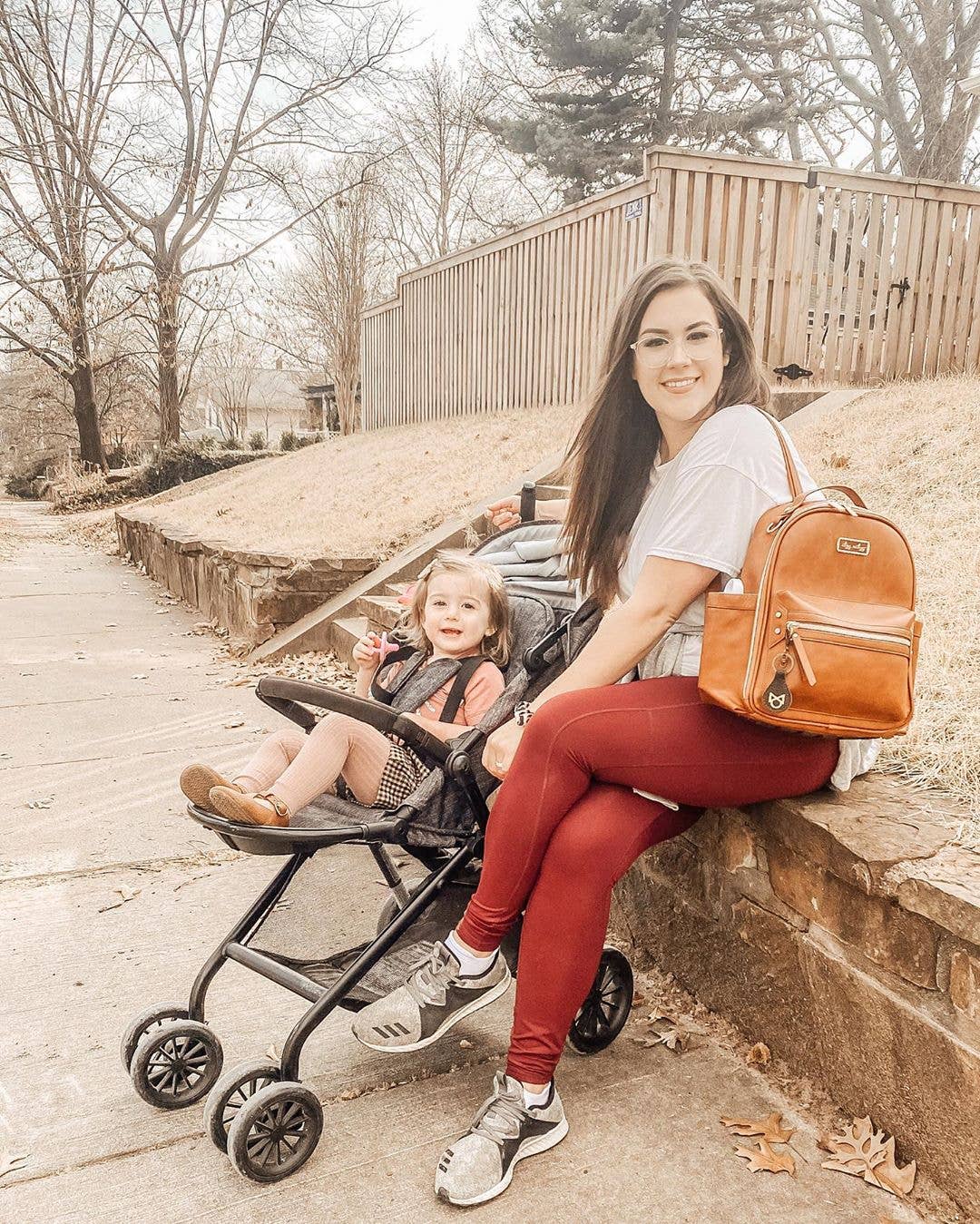 Mini Diaper Bag Backpack - Cognac