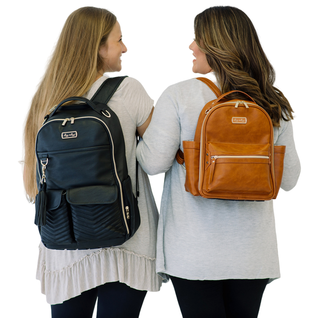 Mini Diaper Bag Backpack - Cognac