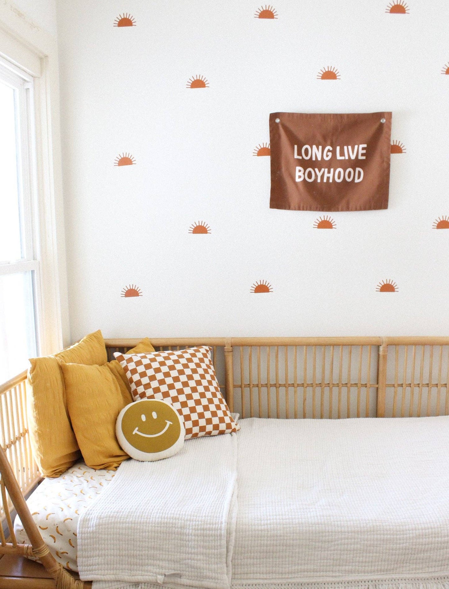 Smiley Face Canvas Pillow