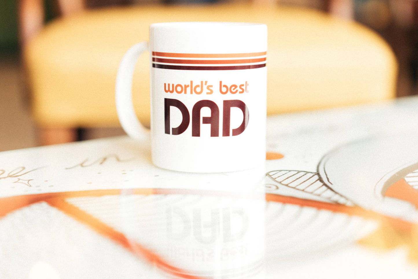 World's Best Dad - Throw-Back Mug