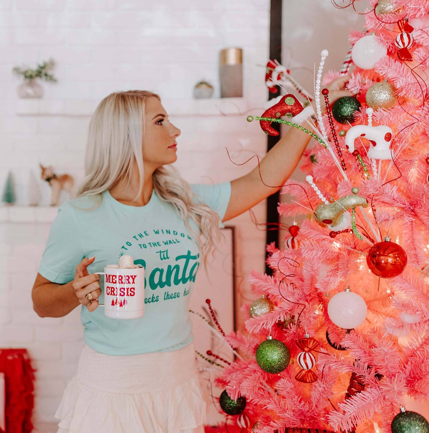 To the Window to the Wall MINT Christmas Shirt