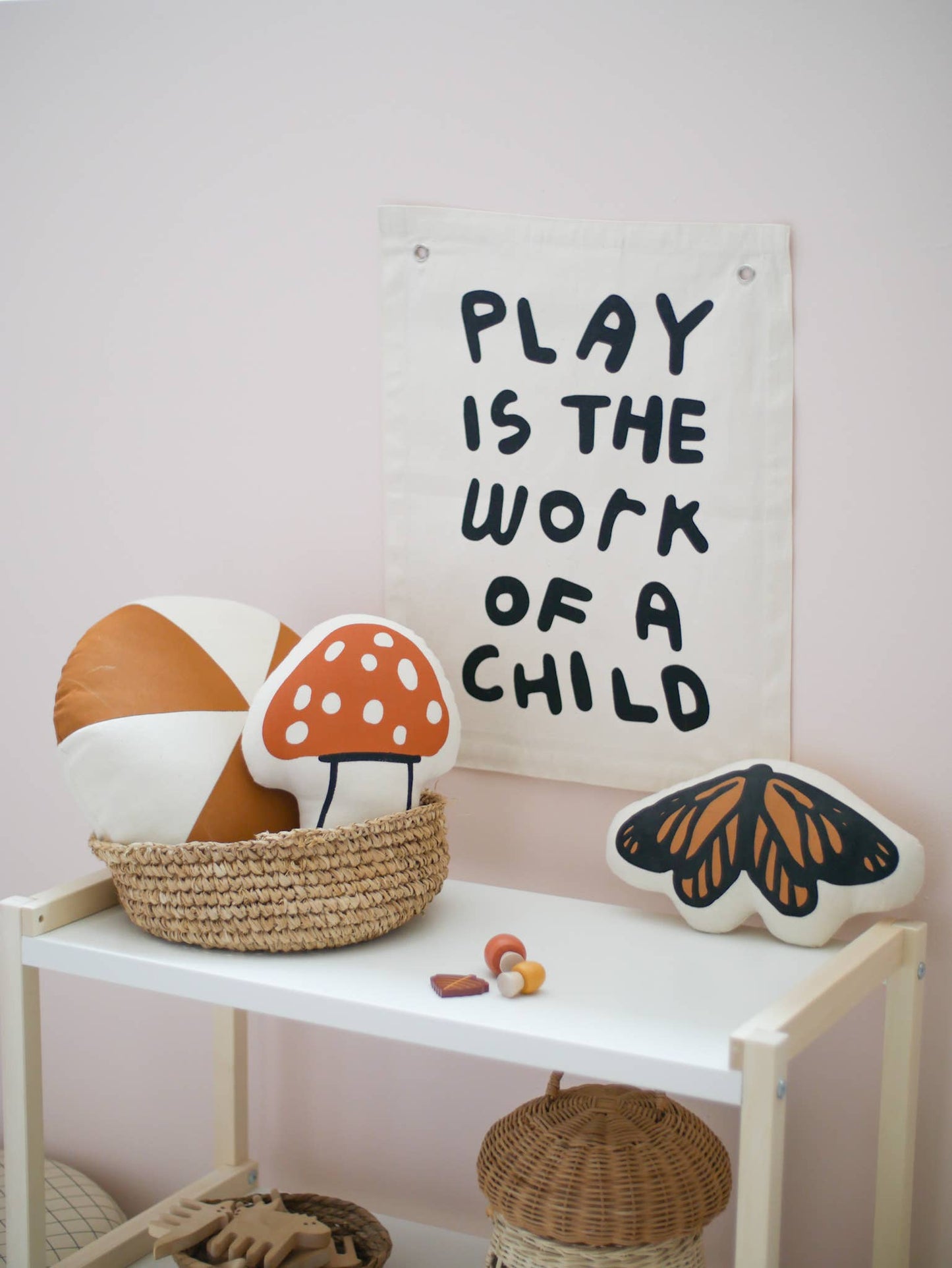 Play Is The Work Of A Child  Canvas Banner