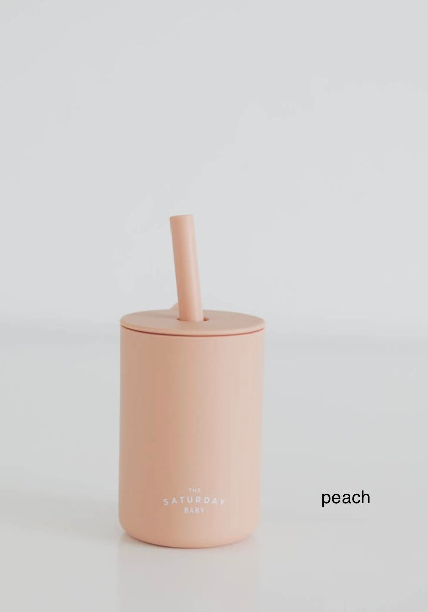 The Saturday Baby - Silicone Straw Cup