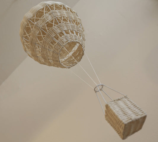 Medium Handmade Rattan Hot Air Balloons