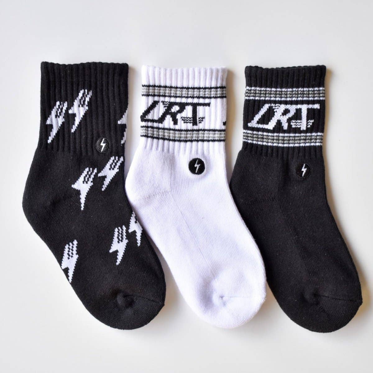 Classic Rock Socks: Small Toddler (1-3T)