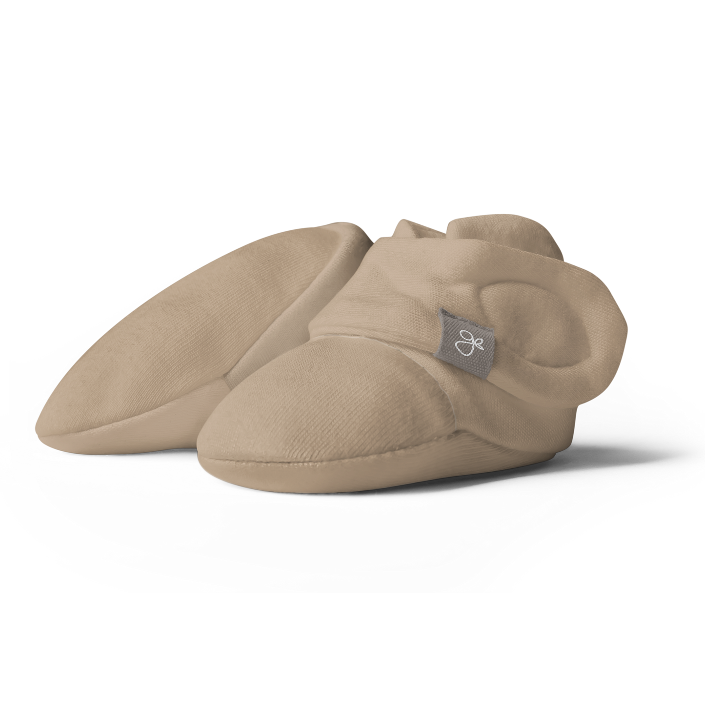 Viscose Bamboo Organic Cotton Baby Stay-On Boots - Sandstone