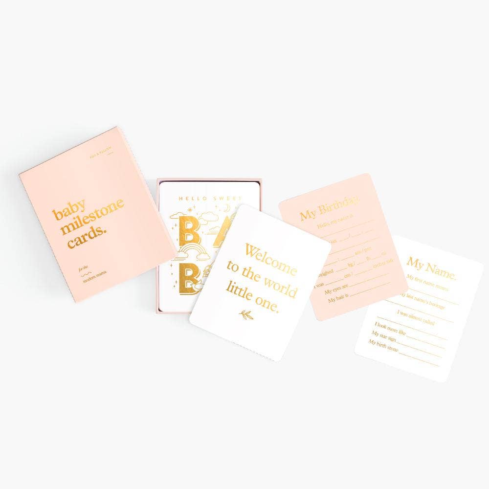 Baby Milestone Cards